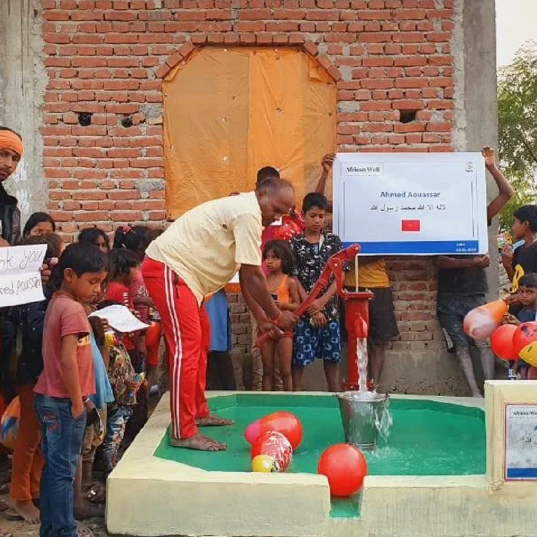 Water Well With Handpump