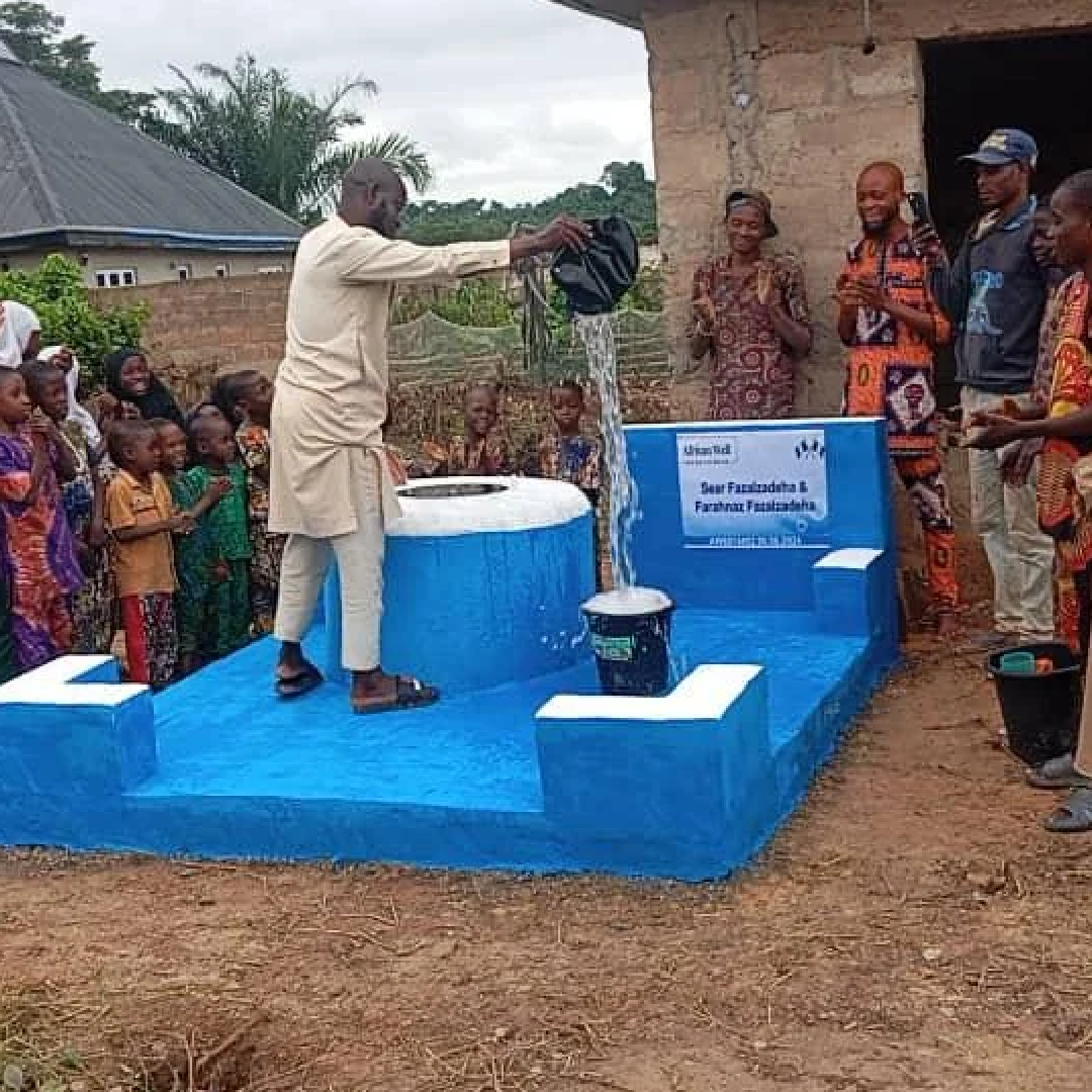 Traditional Water Well with Buckets Nigeria